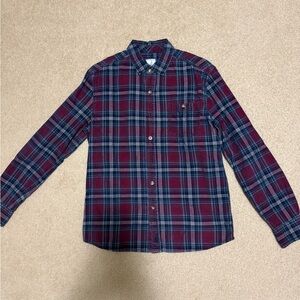 johnnie-O Corduroy Indigo Plaid Shirt